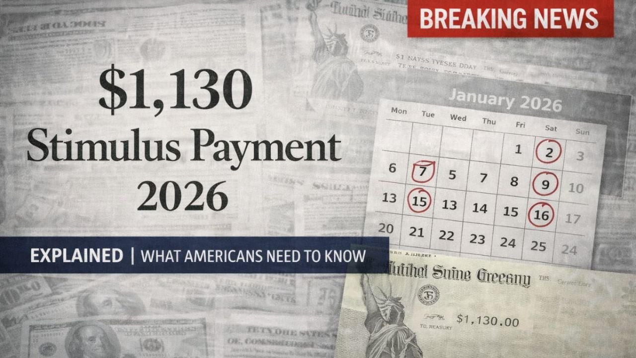 $1,130 Stimulus Payment 2026: What Americans Need to Know
