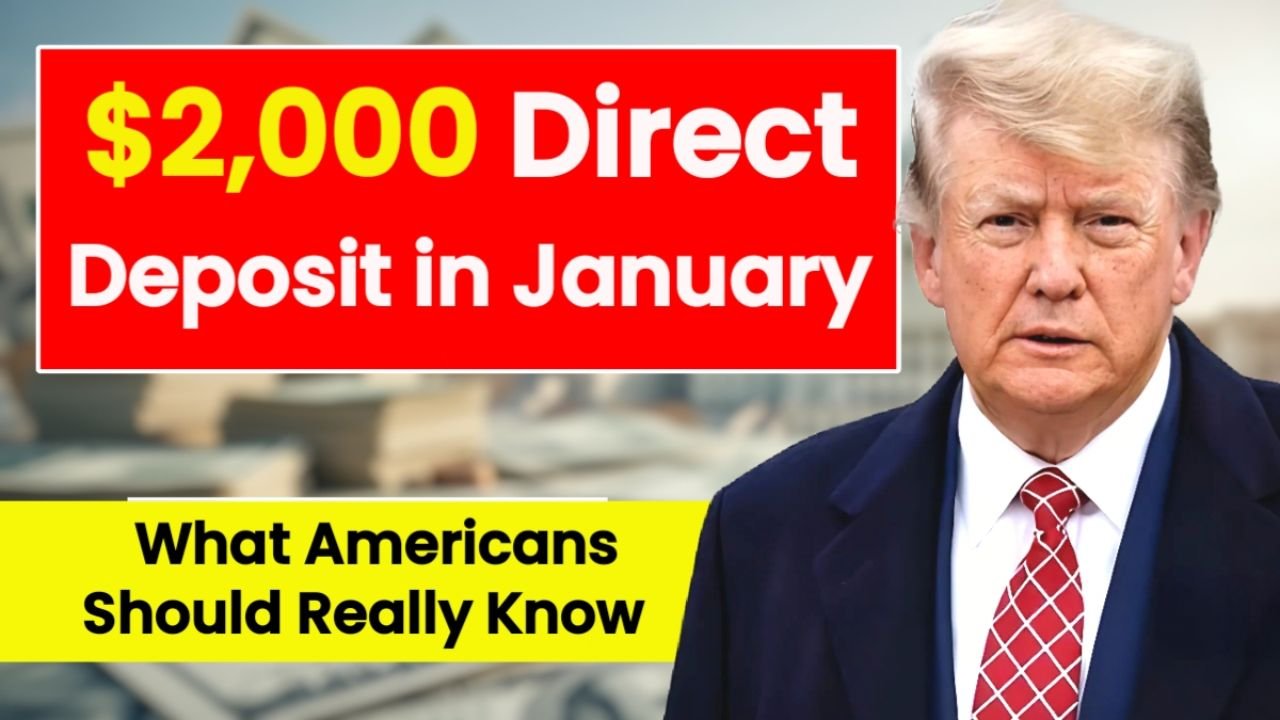 $2,000 Direct Deposit in January 2026: What Americans Should Really Know