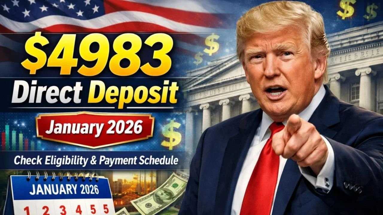 $4,983 Direct Deposit Coming in January 2026: Eligibility, Timing, and What You Need to Know