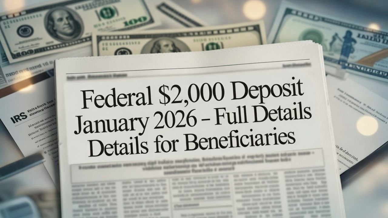 Federal $2,000 Deposit January 2026 – Full Details for Beneficiaries