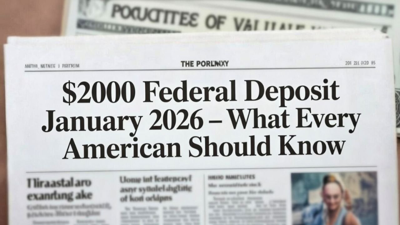 Federal $2,000 Deposit Update 2026 Is Shaking Expectations: Timeline Changes Explained Clearly