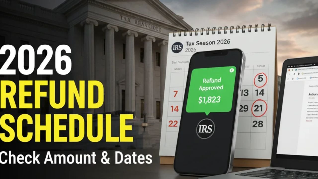 IRS Refund Schedule 2026 – See Amount & Estimated Dates in USA