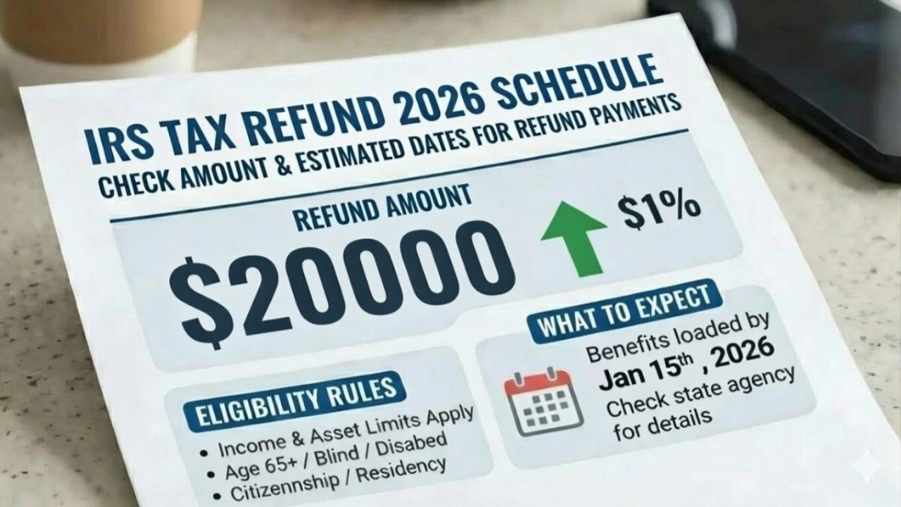 IRS Tax Refund 2026 Schedule: Check Amount & Estimated Dates for Refund Payments