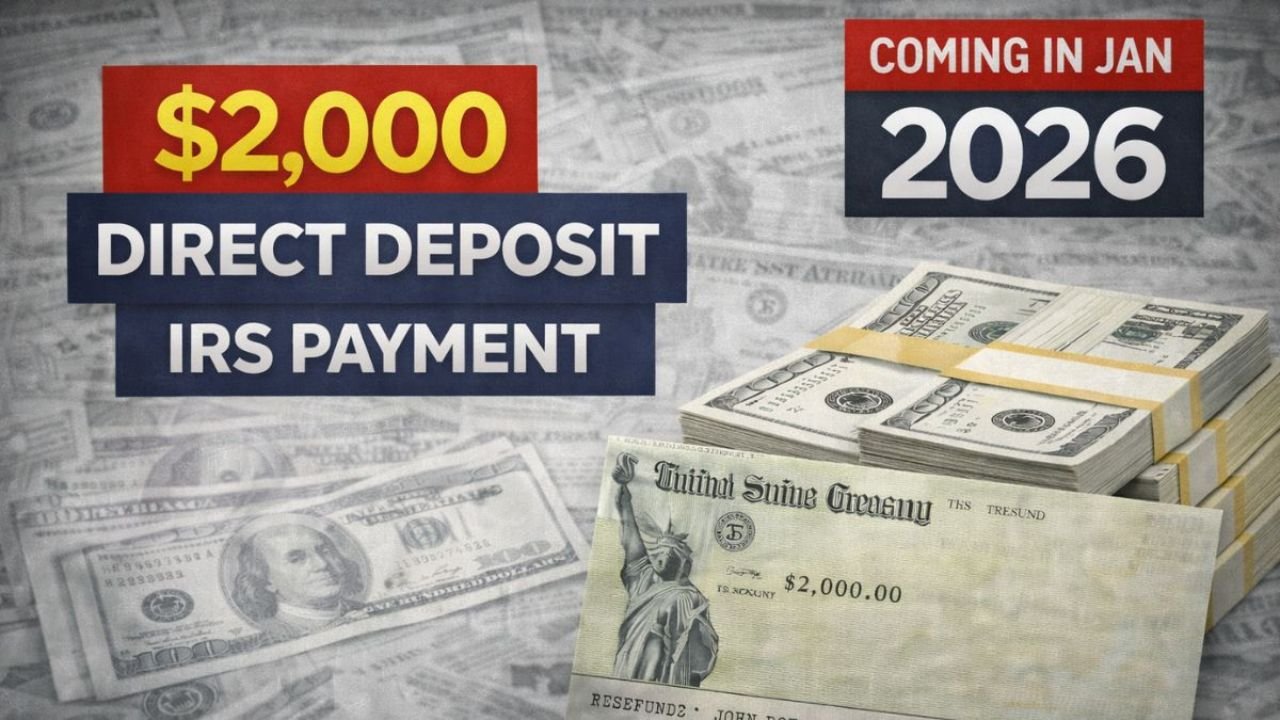 IRS to Deposit $2,000 Directly Into Millions of Americans’ Accounts in January 2026 – Are You Eligible?