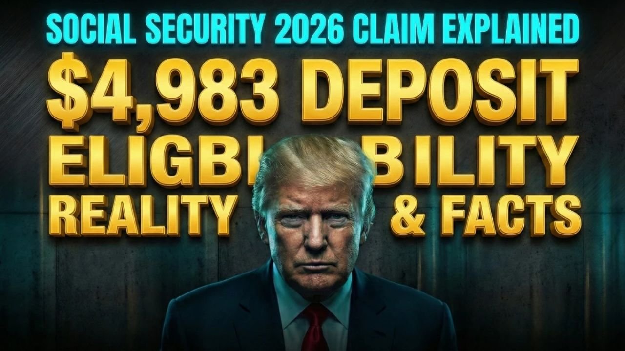 January 2026 Social Security $4,983 Deposit Claim Explained: Eligibility Reality and Official Facts